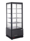 SARO Koelvitrine model SC 100 AV, zwart