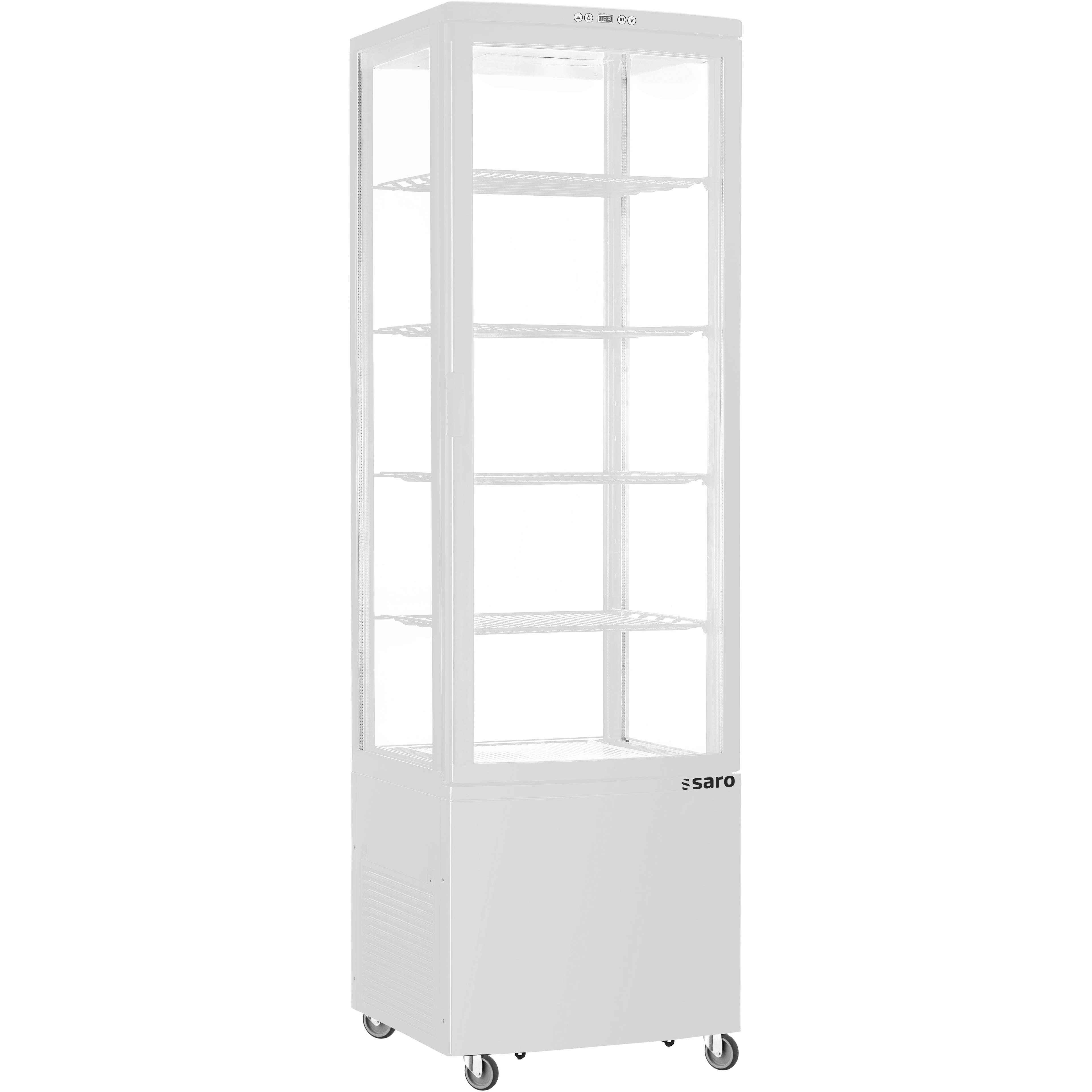 SARO Koelvitrine, 235 liter model SVEN wit