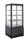 SARO Koelvitrine model SC 70 AV, zwart