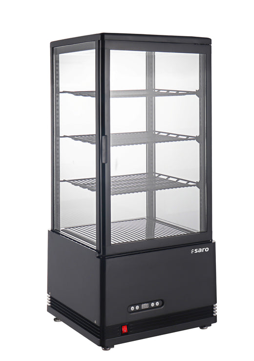 SARO Koelvitrine model SC 70 AV, zwart