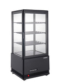 SARO Koelvitrine model SC 80 AV, zwart