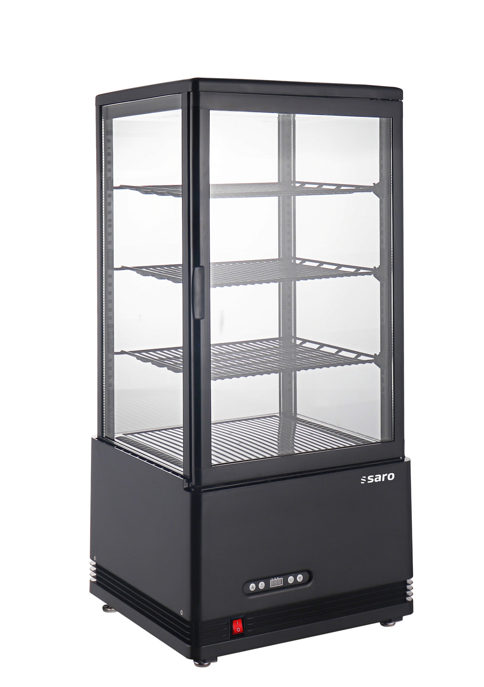 SARO Koelvitrine model SC 80 AV, zwart