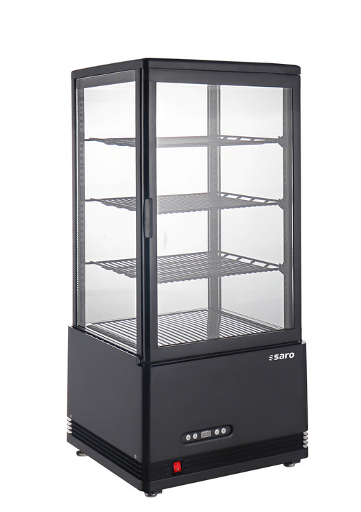 SARO Koelvitrine model SC 80 AV, zwart