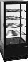 SARO Koelvitrine model SC 100 zwart