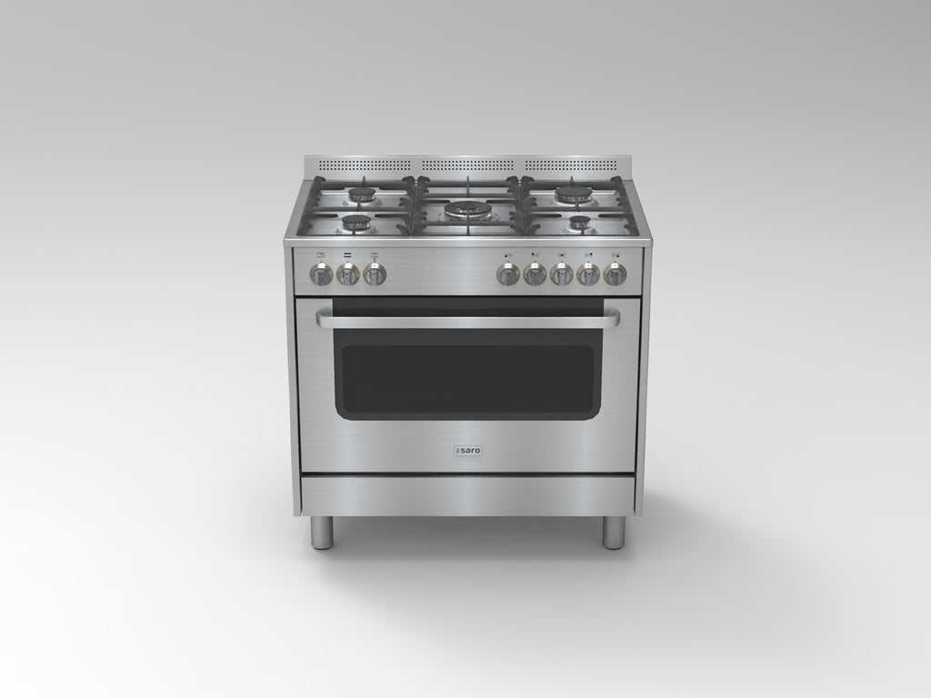 SARO Multifunctioneel gasfornuis met electrische oven model TS95C61LX - afbeelding 2