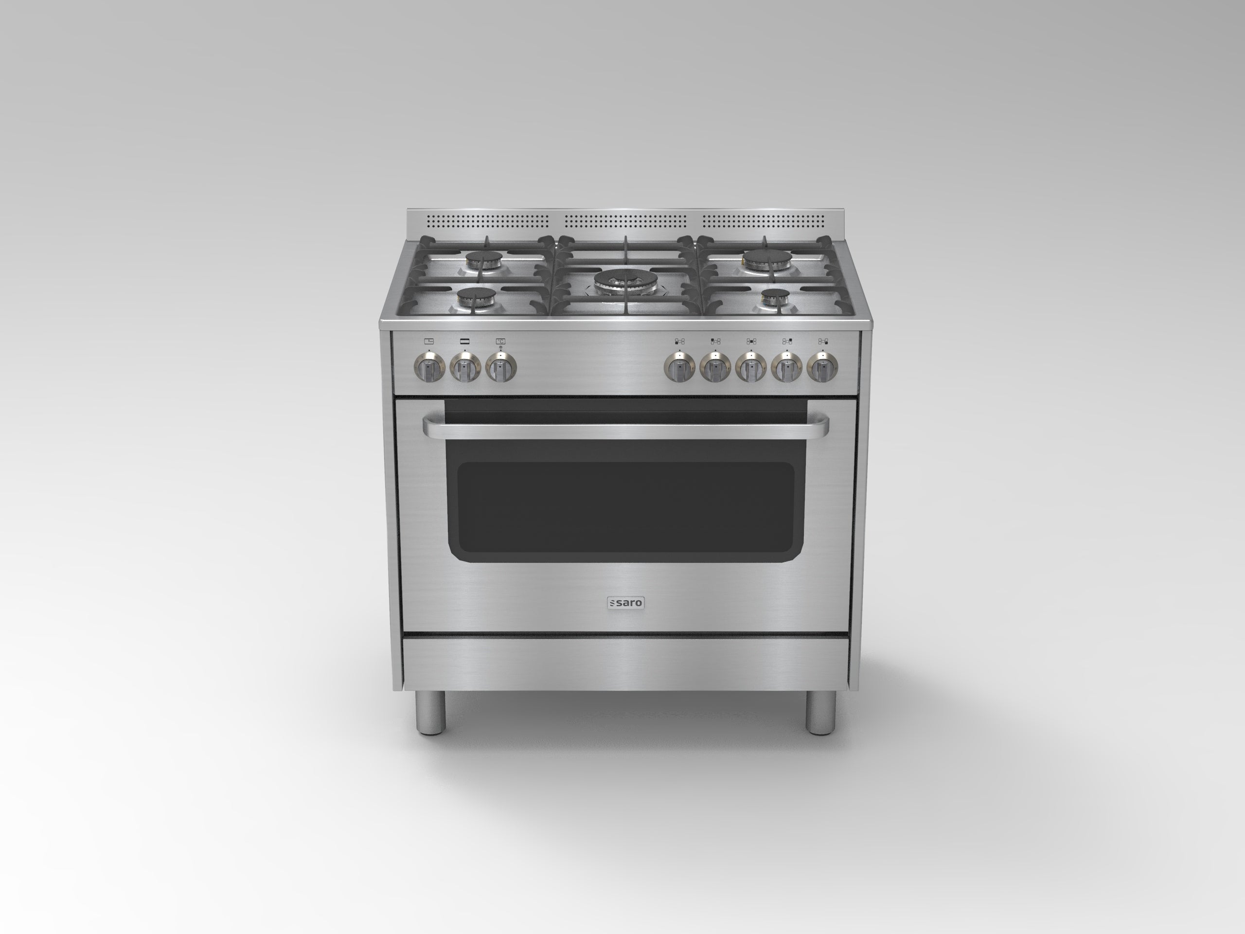 SARO Multifunctioneel gasfornuis met electrische oven model TS95C61LX - afbeelding 2