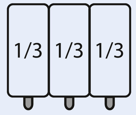 Pastamandensets 3x 1/3 Saro