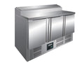 SARO Voorbereidingswerkbank - 1/3 GN model FRAN 3-deurs
