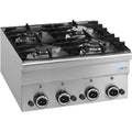 SARO gaskookplaat, 4 branders, 600 Line tafelmodel G4S6