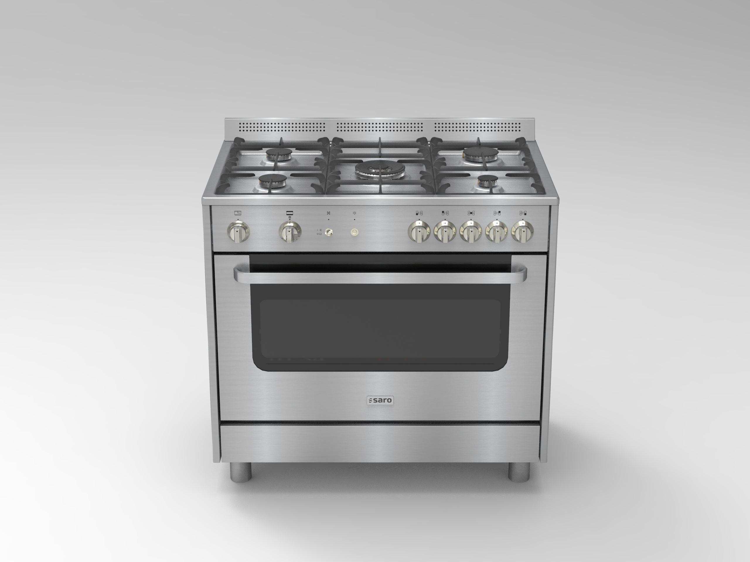 SARO Multifunctioneel gasfornuis met gasoven model TS95C71X - afbeelding 2