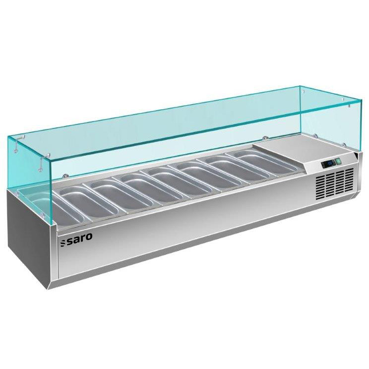 SARO Opzet koelvitrine - 1/4 GN model VRX 1800/330