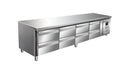 SARO onderbouw koelwerkbank, 4x2 laden model UGN 4180 TN