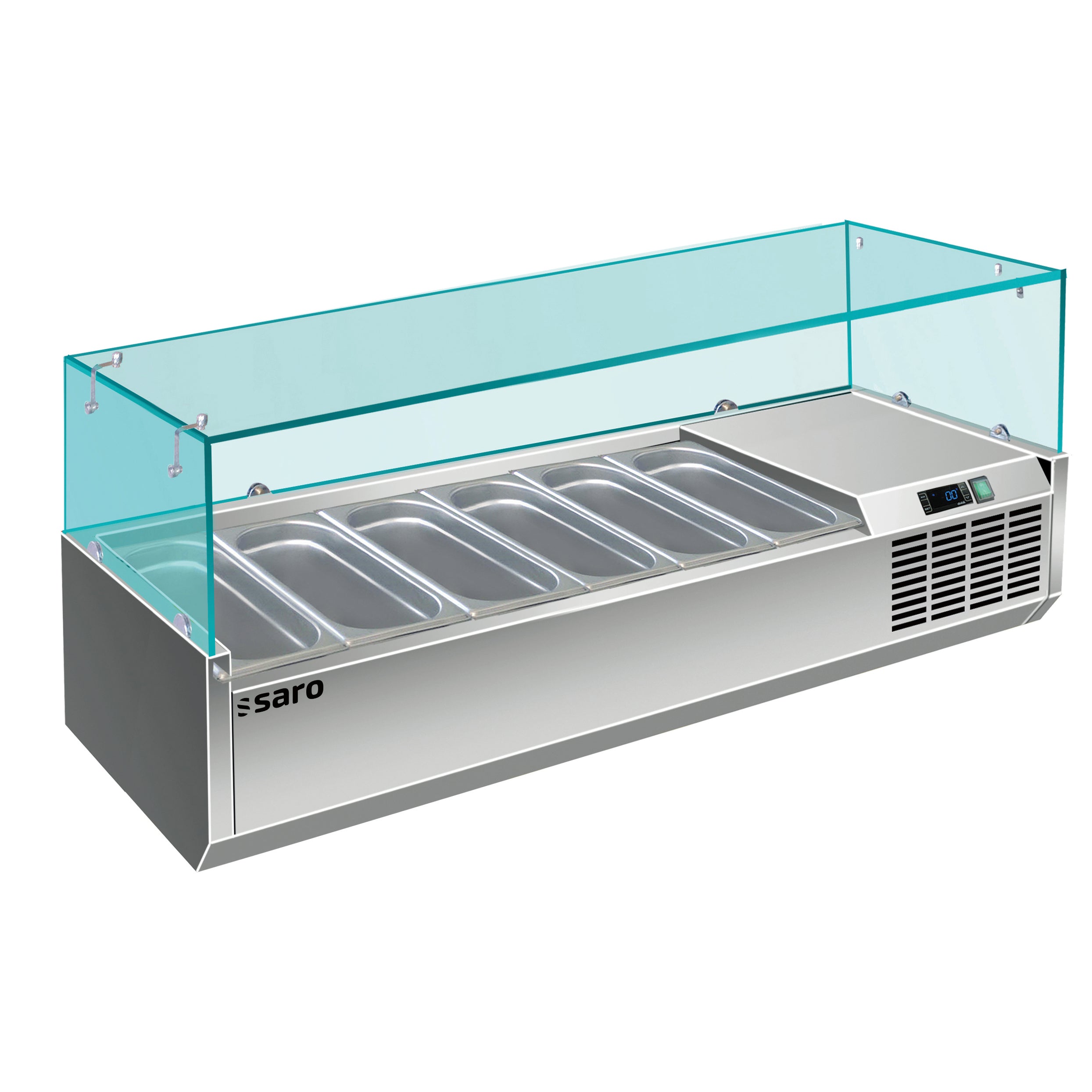 SARO Opzet koelvitrine - 1/4 GN model VRX 1400/330