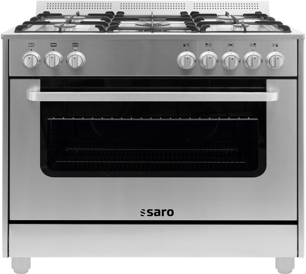 SARO Multifunctioneel gasfornuis met electrische oven model TS95C61LX