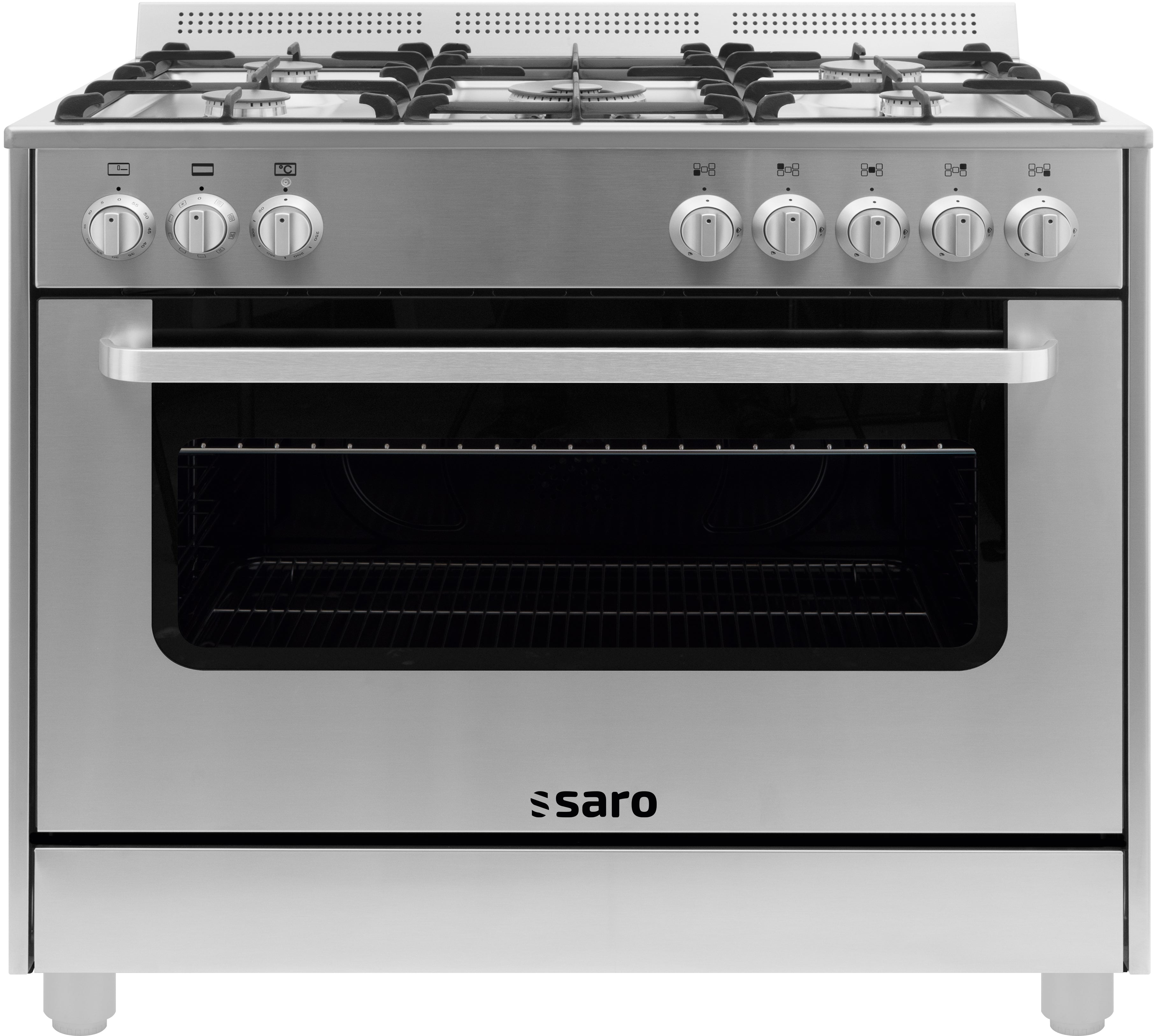 SARO Multifunctioneel gasfornuis met electrische oven model TS95C61LX