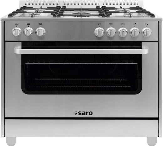 SARO Multifunctioneel gasfornuis met electrische oven model TS95C61LX