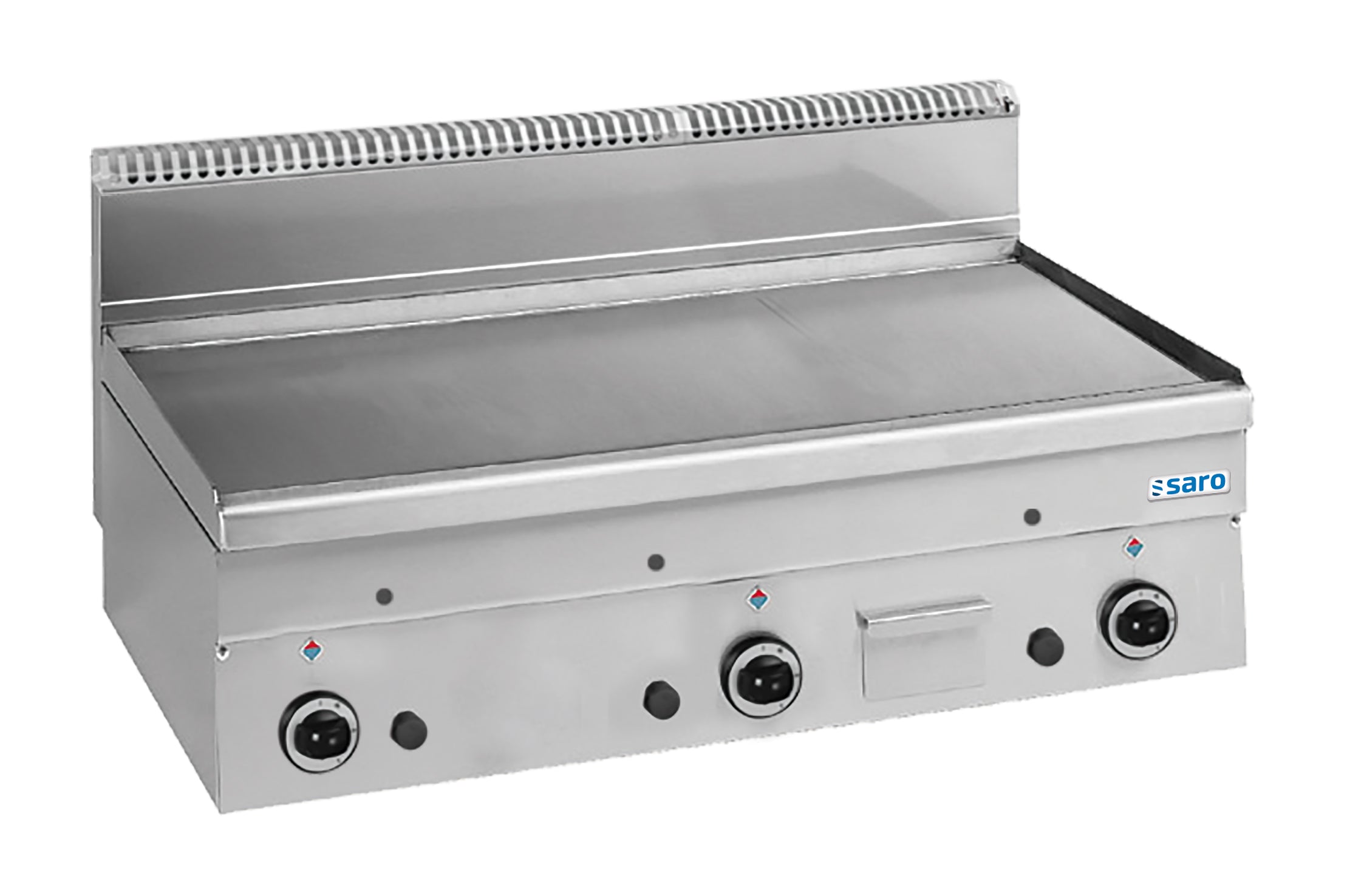 SARO Gas Grillplaat Glad Tafelmodel 1000x600 model GFT106L