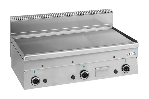 SARO Gas Grillplaat Glad Tafelmodel 1000x600 model GFT106L