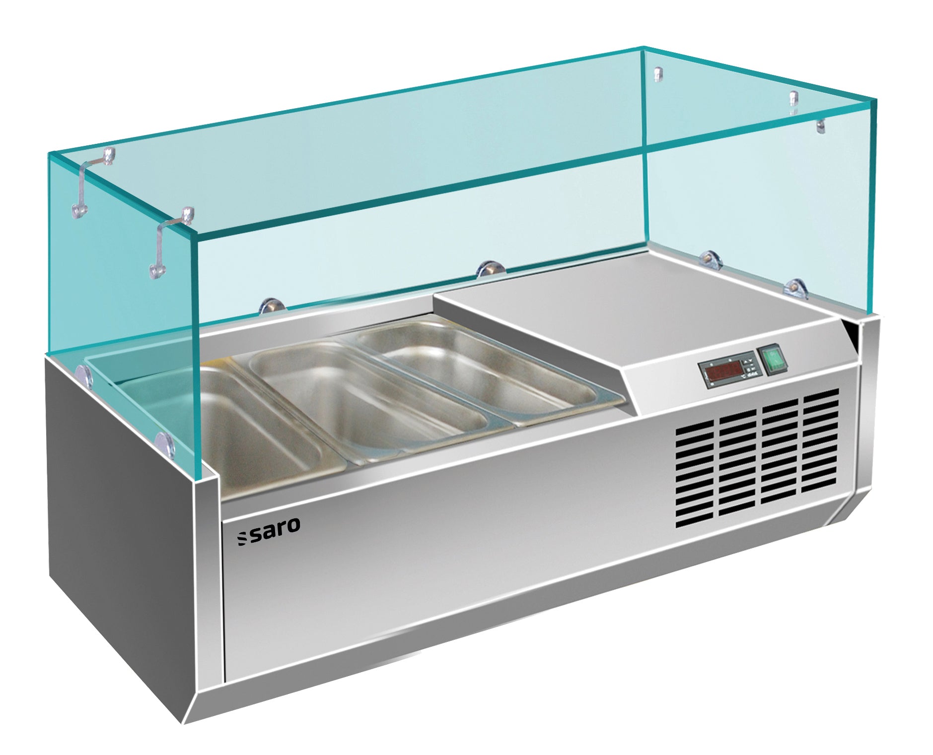 SARO Opzet koelvitrine - 1/3 GN model VRX 955/380
