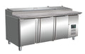 SARO Voorbereidingswerkbank, werkblad graniet - 1/3 GN model SH 2000