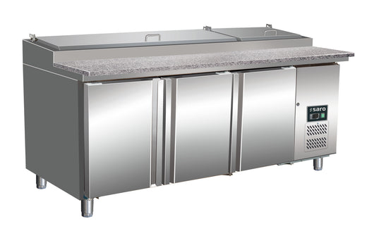 SARO Voorbereidingswerkbank, werkblad graniet - 1/3 GN model SH 2000