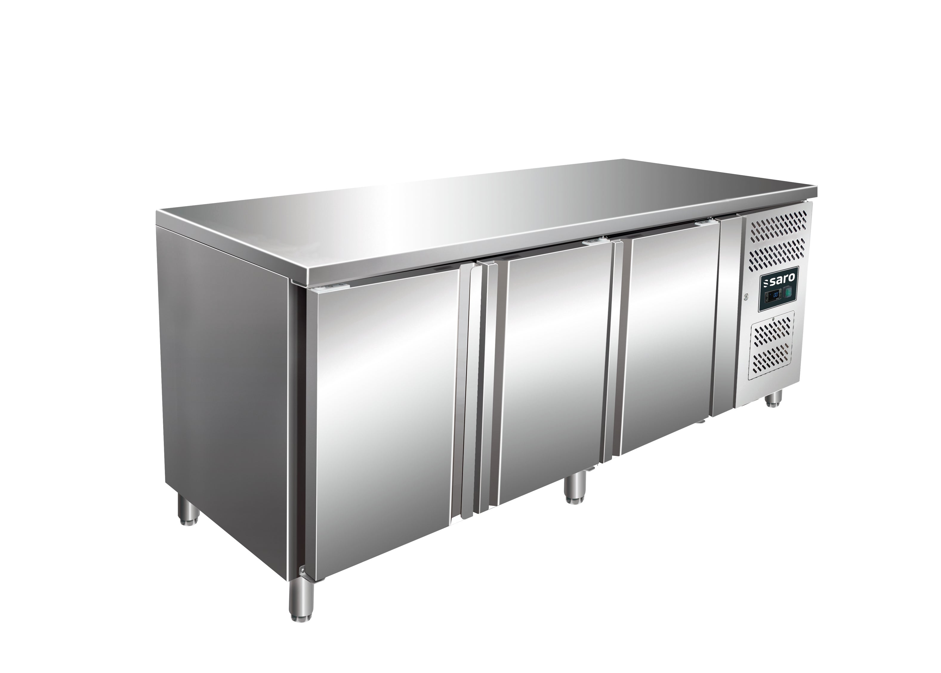 SARO koelwerkbank, 3 deuren, model SNACK 3100 TN