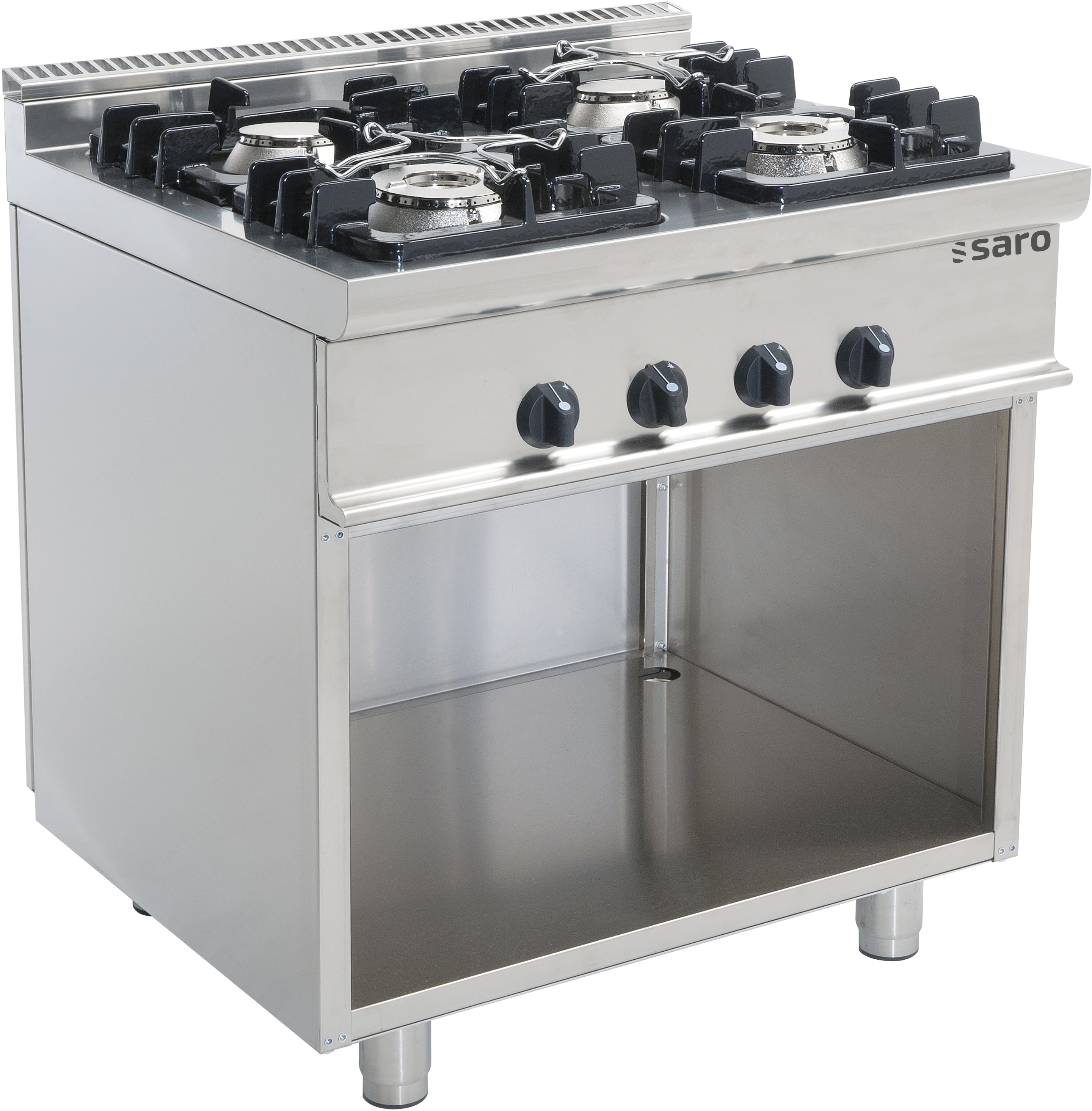 SARO Gasfornuis met open onderstel model E7/KUPG4BA