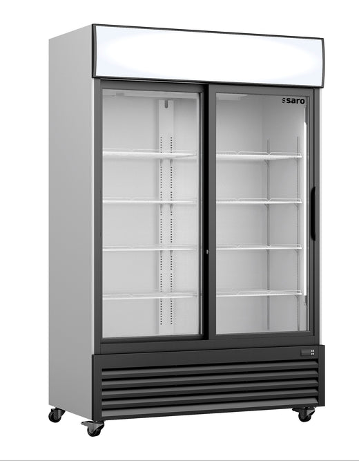 SARO Koelkast, glazen schuifdeur + reclame display model GTK 700SD