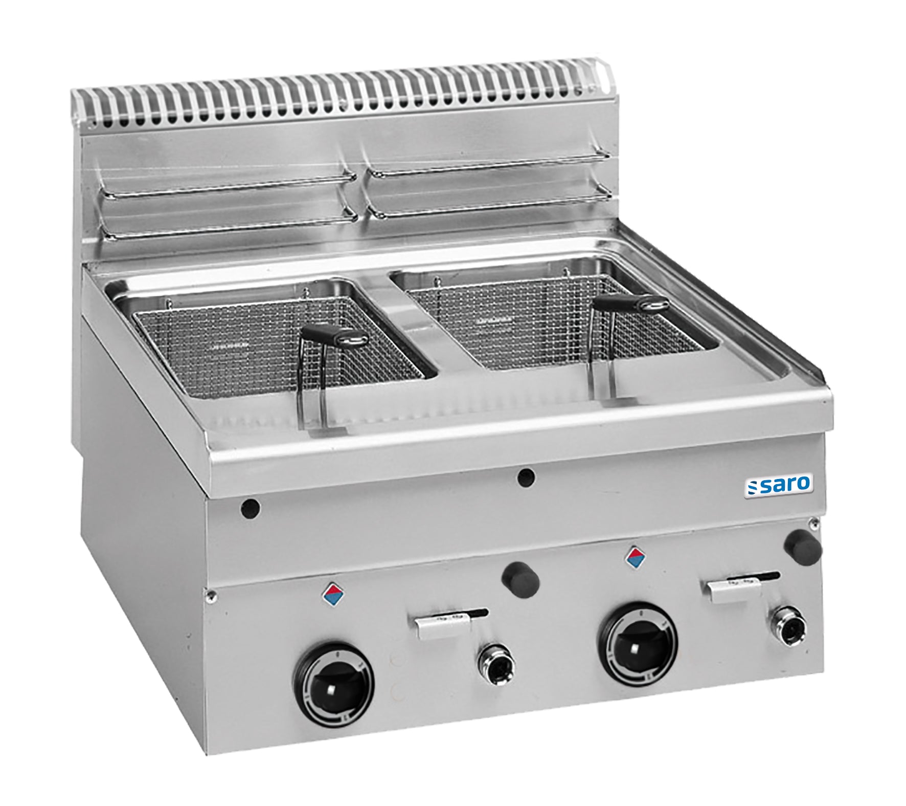 SARO Gasfrituurpan 8+8 L Tafelmodel 600 Line model GF66