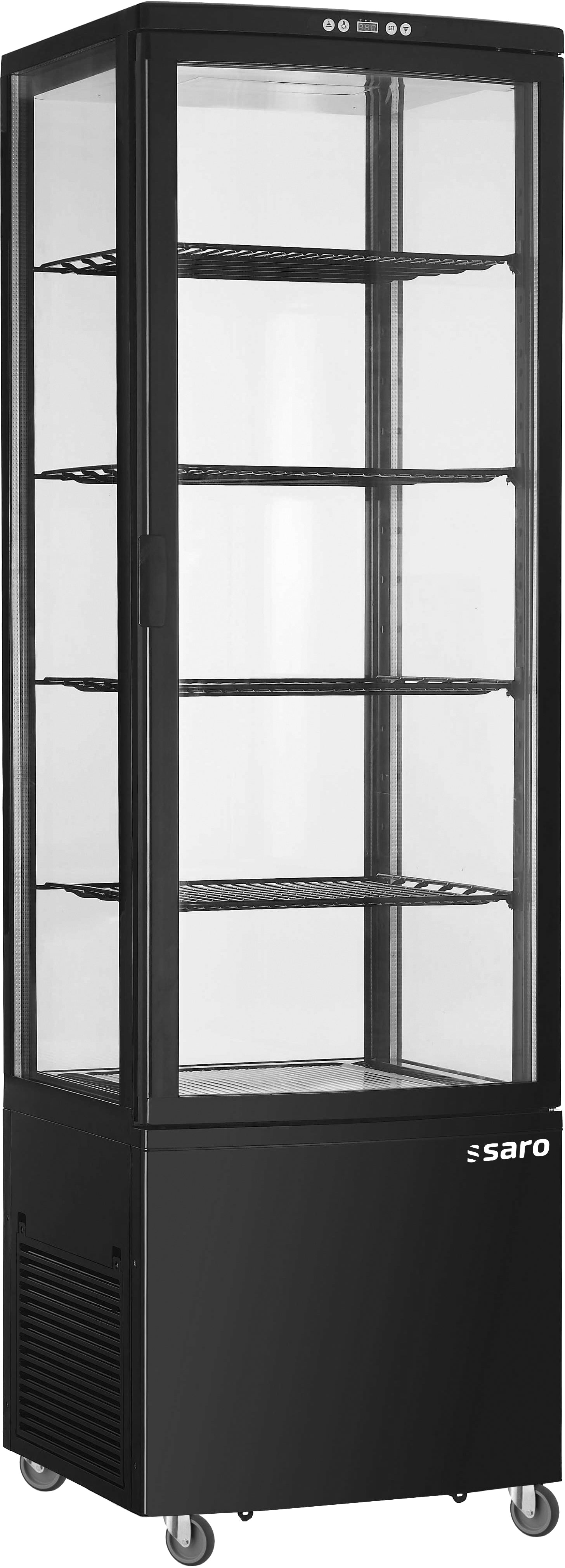 SARO Koelvitrine, 235 liter model SVEN zwart