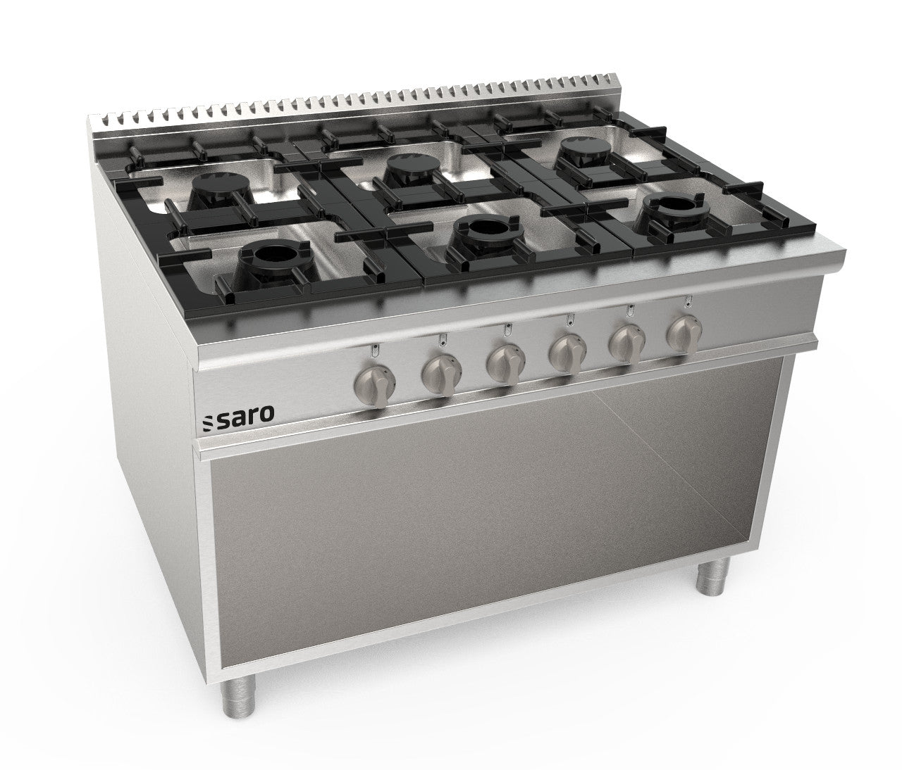 SARO Gasfornuis open onderbouw 6 pits LQ - model LQ / CUG6BA