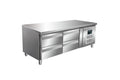 SARO onderbouw koelwerkbank, 2x2 laden model UGN 2140 TN