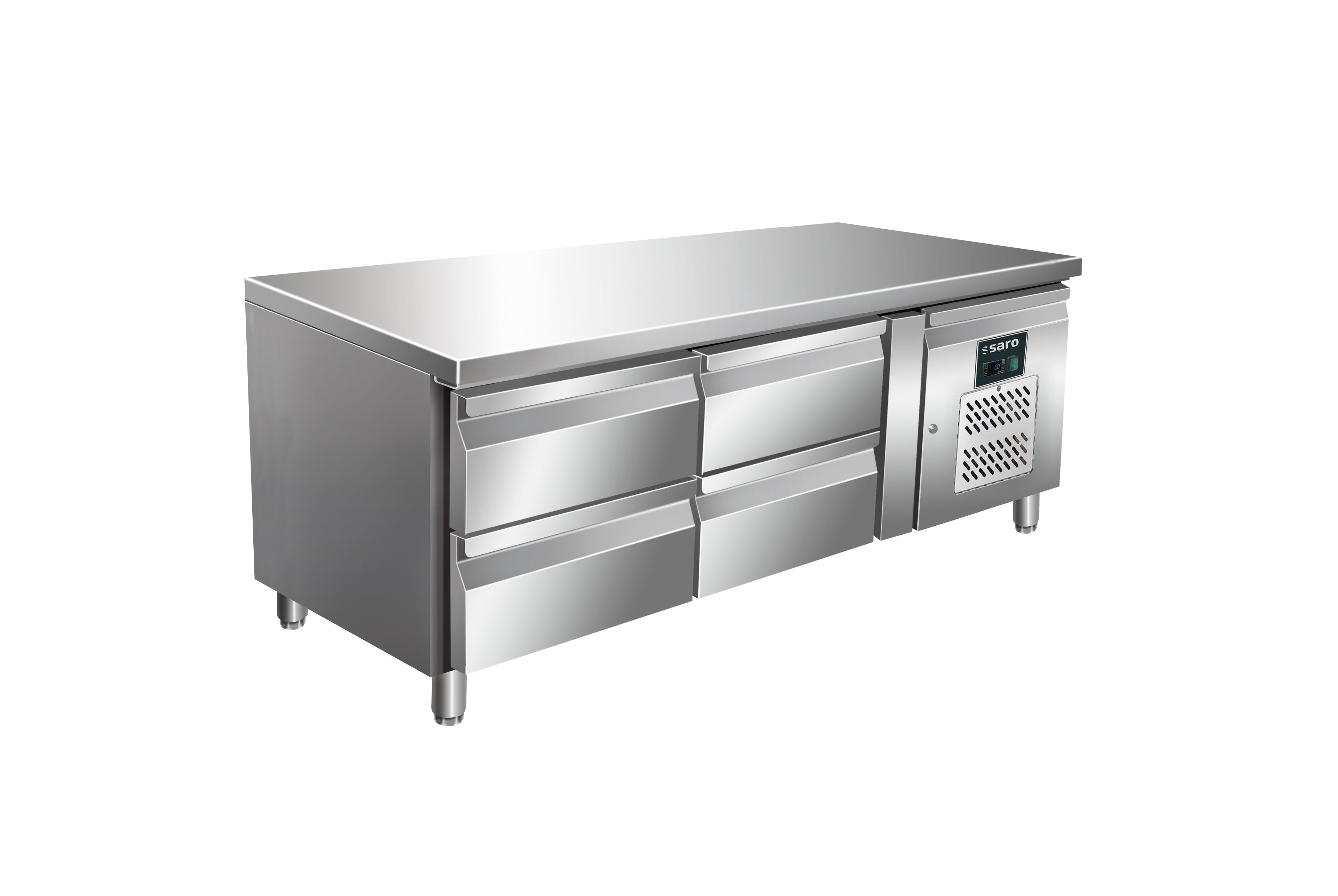 SARO onderbouw koelwerkbank, 2x2 laden model UGN 2140 TN