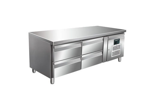 SARO onderbouw koelwerkbank, 2x2 laden model UGN 2140 TN