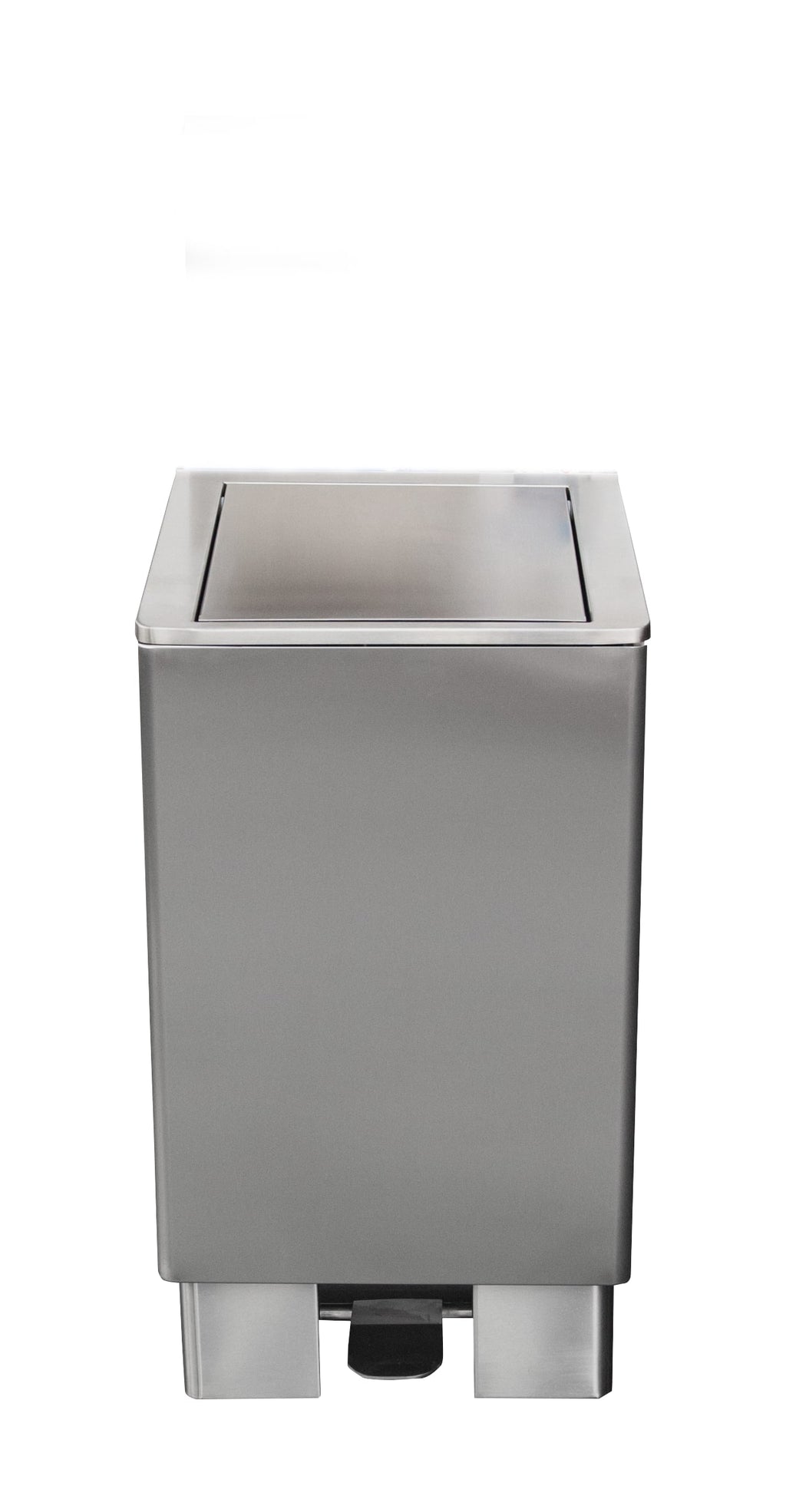 SARO RVS afvalbak met hydraulische klep modellen APOLLO 60 ltr