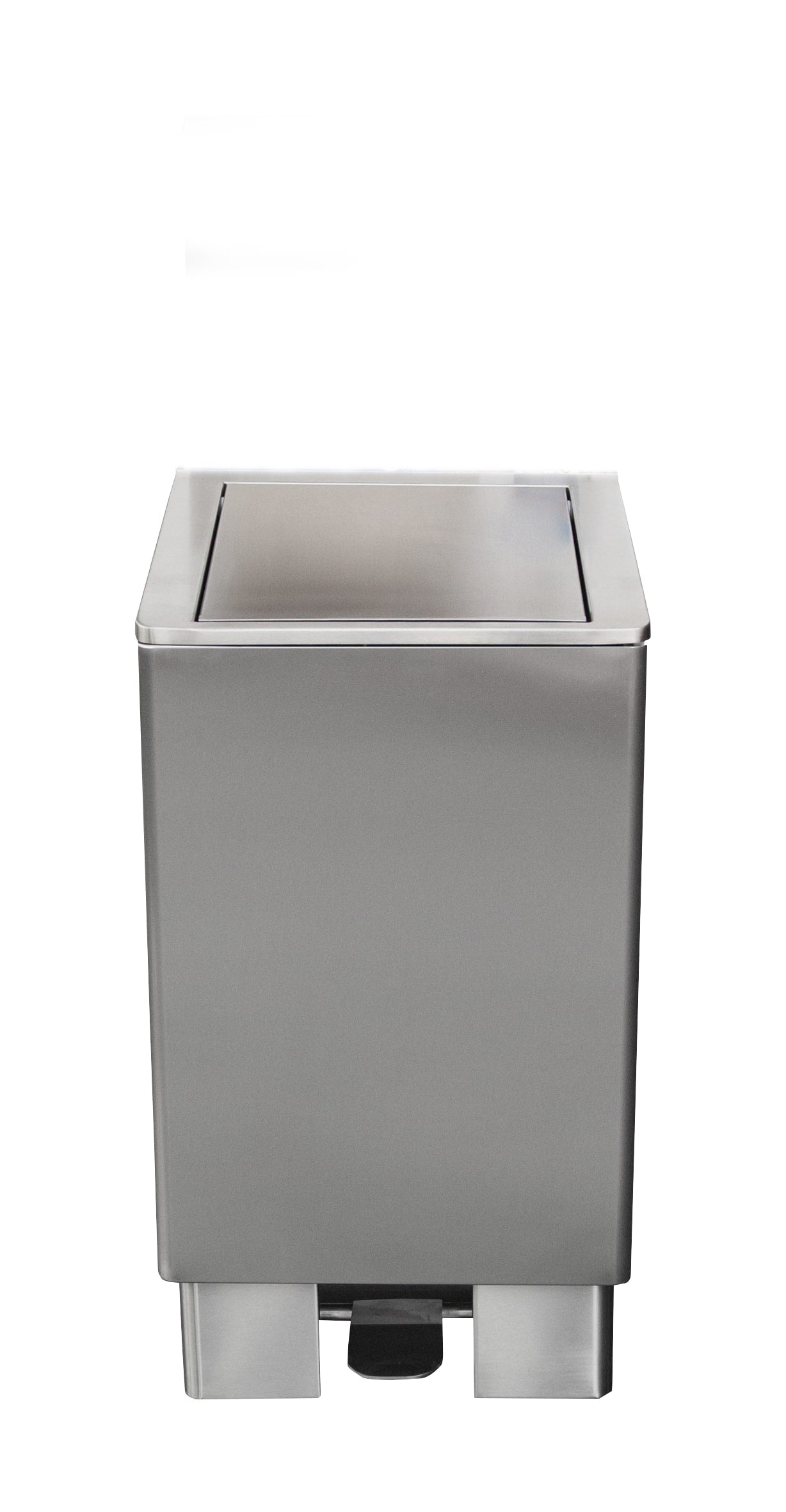 SARO RVS afvalbak met hydraulische klep modellen APOLLO 60 ltr