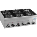 SARO gaskookplaat, 6 branders, 600 Line tafelmodel G6S6