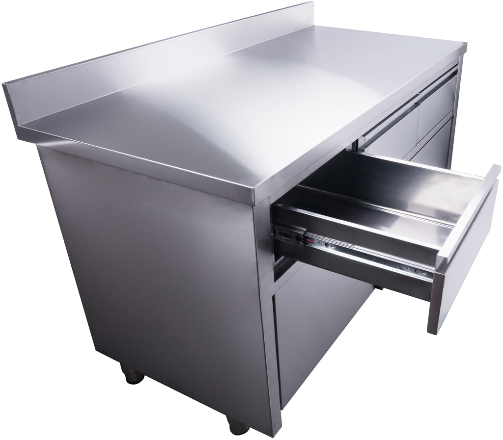 SARO Schuifdeurkast - 3 lades.1600X700mm met Opstaande rand - afbeelding 4