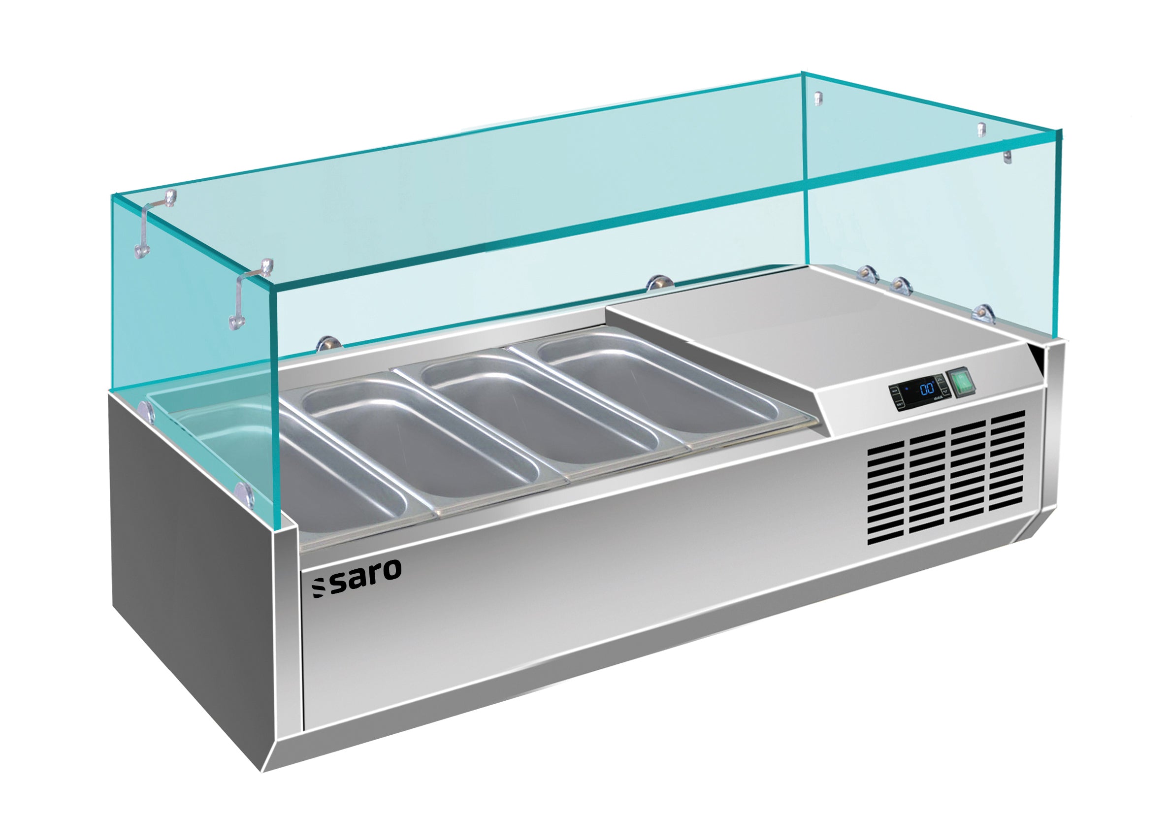 SARO Opzet koelvitrine - 1/3 GN model VRX 1200/380