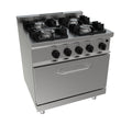 SARO Gasfornuis met gasbakoven model E7/KUPG4LO