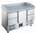 SARO Pizzawerkbank met glasvitrine model ES 903 PZ 1/4