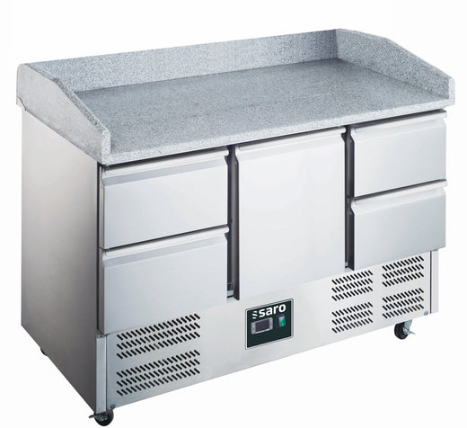 SARO Pizzawerkbank met glasvitrine model ES 903 PZ 1/4