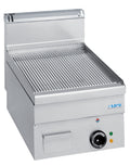 SARO Elektrische Grillplaat Geribbeld Tafelmodel 400x600 model EFT46R