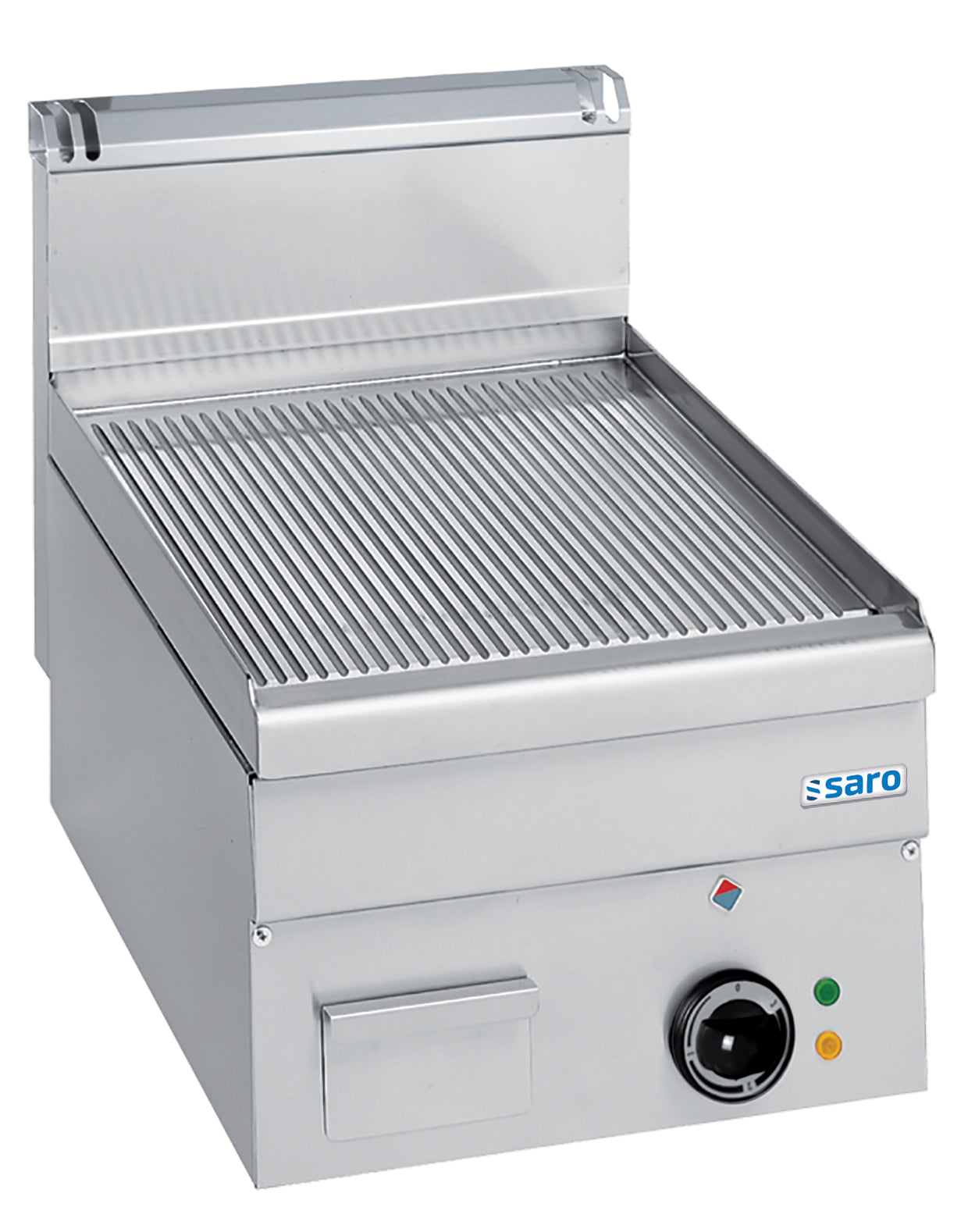SARO Elektrische Grillplaat Geribbeld Tafelmodel 400x600 model EFT46R