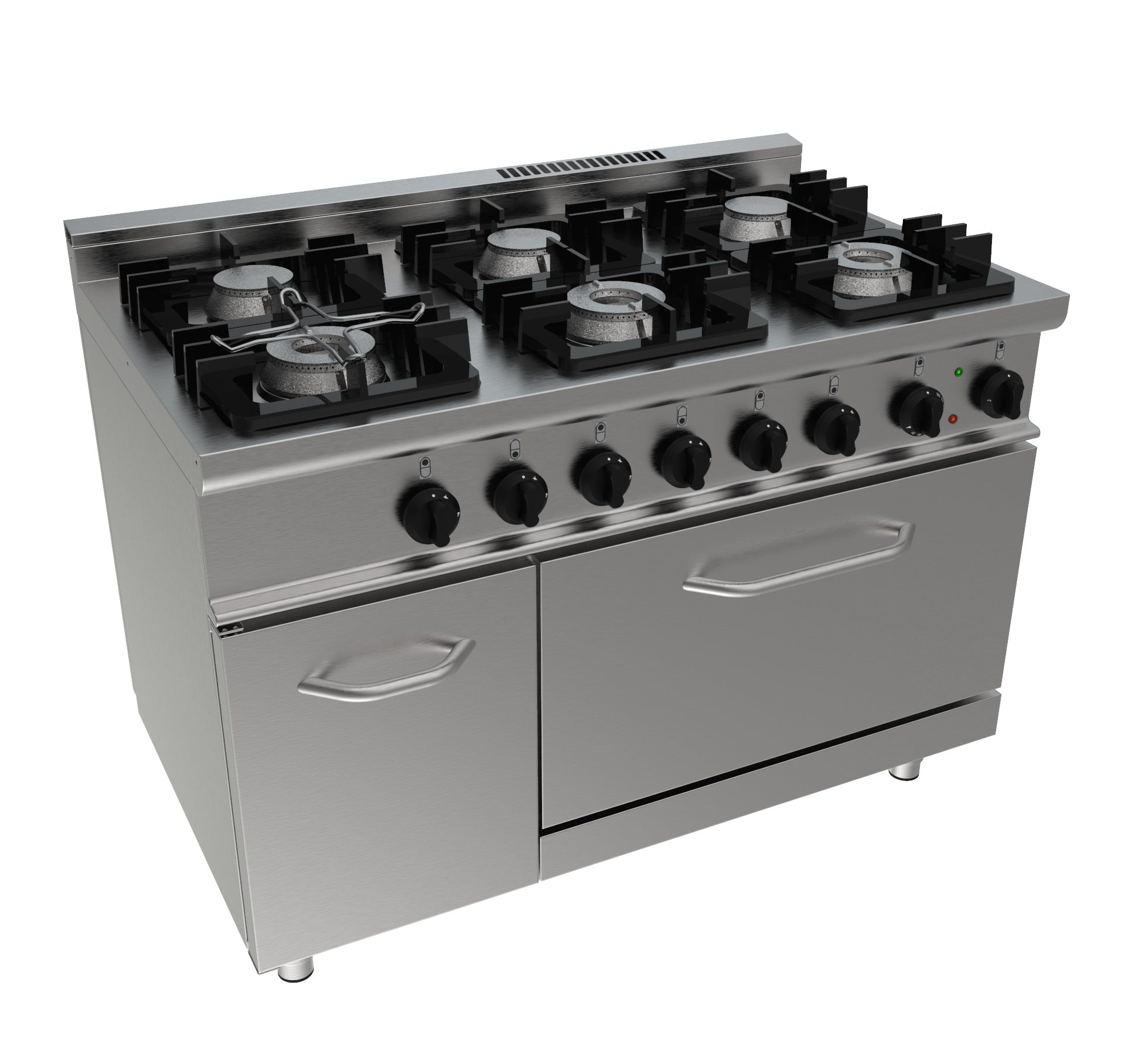 SARO Gasfornuis met electrische oven model E7/KUPG6LE