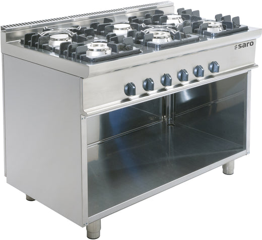 Gasfornuis met open onderstel Saro E7/KUPG6BA
