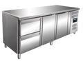 SARO Gekoelde werkbank met 2 deuren en 1x set van 2 lades, model KYLJA 3110 TN