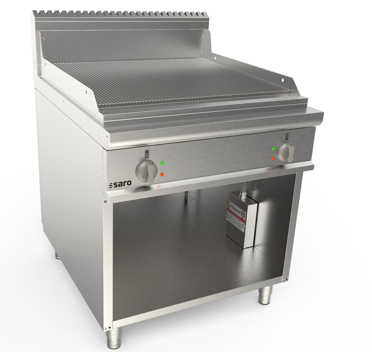 SARO Elektrische bakplaat met open onderstel - model LQ / FTG4BAR
