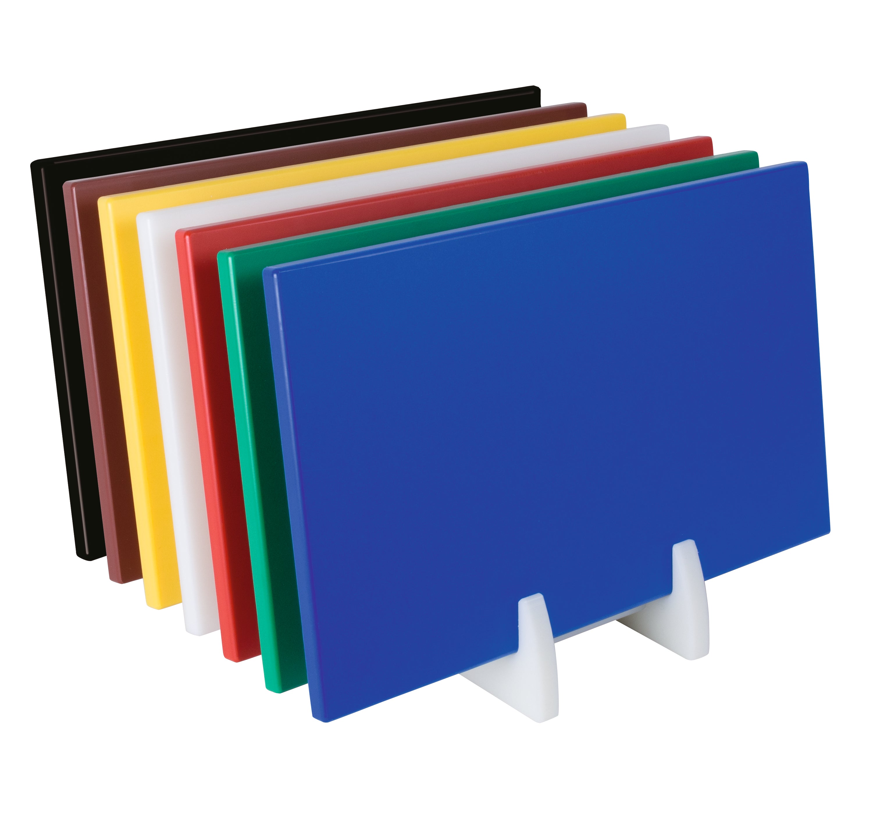 SARO Polyethyleen snijplank met antislip pootjes zwart