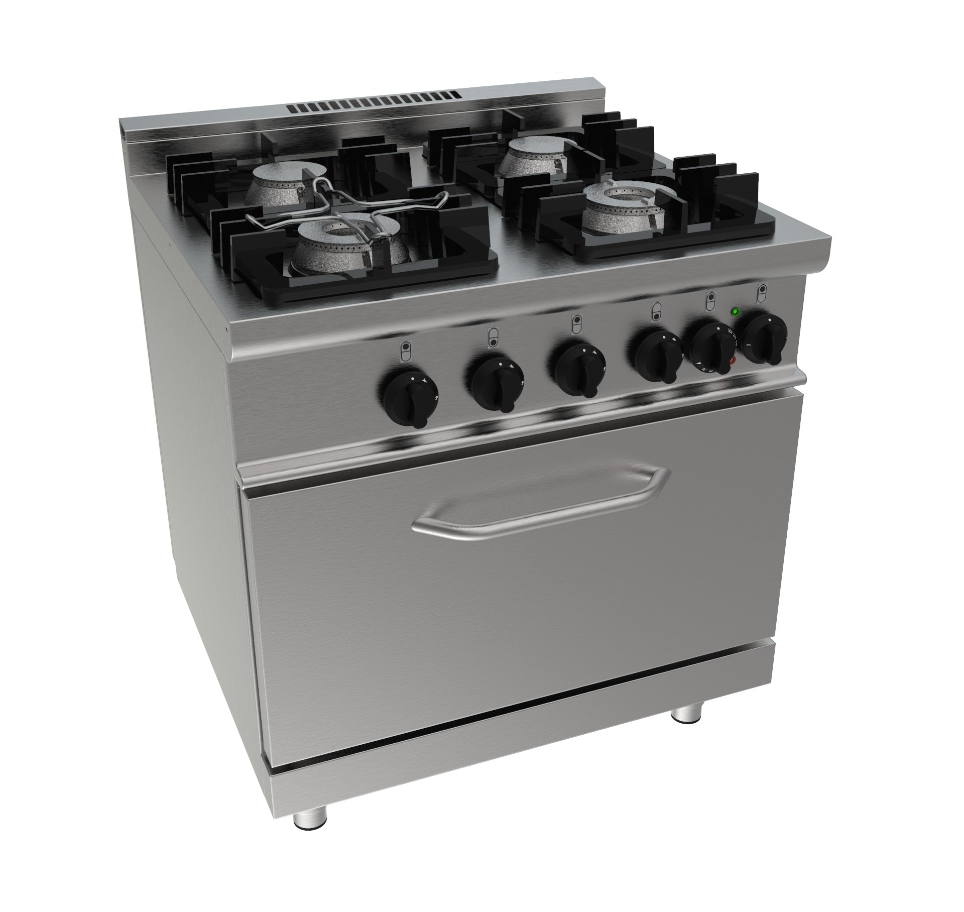 SARO Gasfornuis met electrische oven model E7/KUPG4LE
